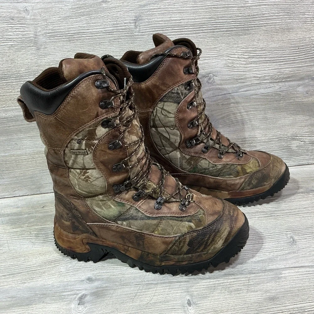 Cabela's Inferno Insulated Hunting Boots Men's 14D Brown TrueTimber Dry Plus